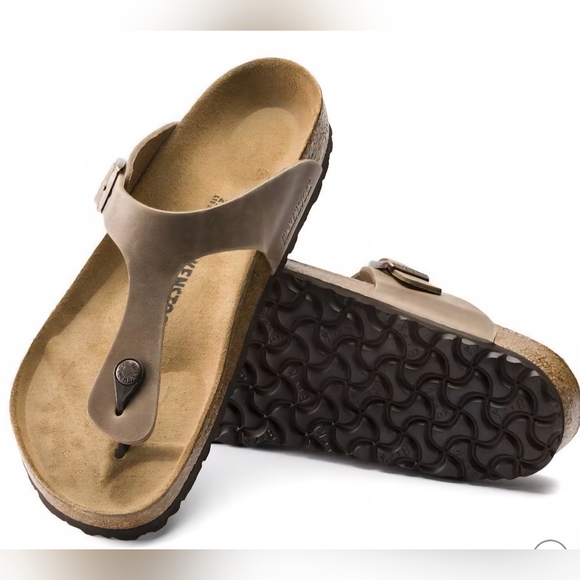 Birkenstock Gizeh Sandals Size 36‎ Tobacco Brown Unisex